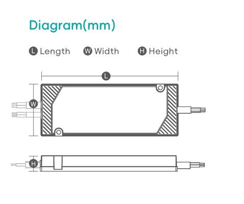 Καθρέφτης μπάνιου IP44 Super Slim Led Driver, Ενσωματωμένο ρελέ, έλεγχος αποθάμβωσης, τροφοδοτικό, οδηγός LED σταθερής τάσης